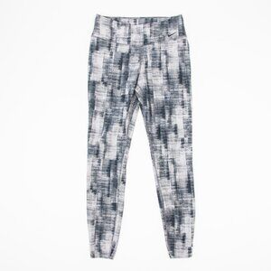 Nike Power Legend DRI-FIT Brush Print Mid-Rise Tight Leggings Size Medium